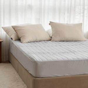 방수 매트리스커버 일자 누빔 호텔식 침대커버 SS Q K LK 4color