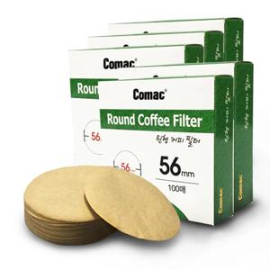 원형여과지56mm (500매) 핸드드립 더치커피 모카포트 에스프레소 커피필터 (FR1x5)