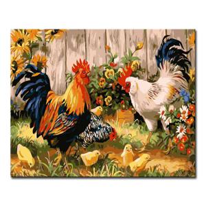 (3+1) DIY 명화그리기 동물 (40x50cm) A34_부귀공명