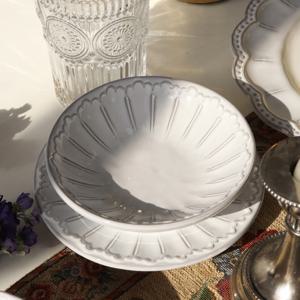 버지니아까사 이탈리카 레이스 찬기 앞접시 1p