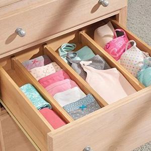 다용도 길이조절 서랍 속 수납 달인 우드 파티션 분리 칸막이 정리대