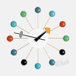 [해외] 조지 넬슨 볼 벽시계 MOMA NELSON WALL CLOCK MULTICOLOR