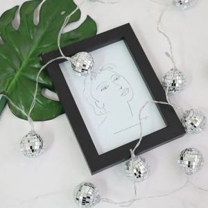 LED 미니 미러볼 20구 3M 줄조명 이벤트 파티 캠핑 장식 인테리어 크리스마스