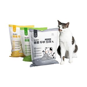 고양이 뽕뽕 두부 모래 7L 6개입