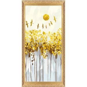 DIY 보석십자수금전수 최신26면+AB비즈 40x80cm 풍요의 아침