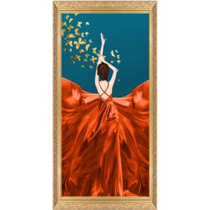 DIY 보석십자수금전수 최신26면+AB비즈 40x80cm 운을 열다