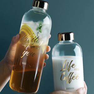 골드캡 유리 보틀 텀블러 (전용 슬립 포함) 대 950ml