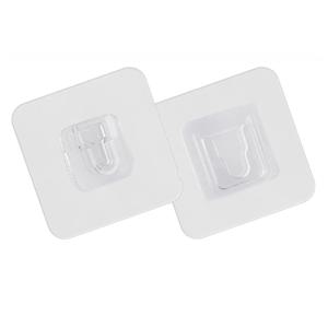 커플후크 1구(10P) / 벽부착 무타공 결합 후크 멀티탭 고정 정리