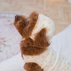 테디 오가닉 강아지 보닛 모자 멍고메리