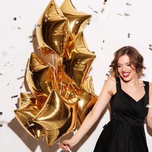 별풍선 은박풍선 생일파티 헬륨풍선 은박