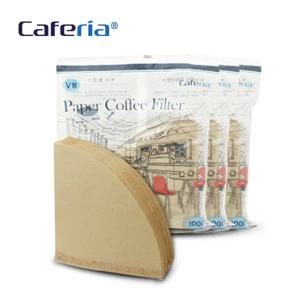 커피여과지 V#2(300매) 핸드드립 무표백커피필터 V형 원뿔형 (CF2x3)