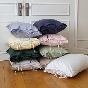 스누즈 순면 100 진드기차단 항균 자루형 베개커버 2types (8colors)