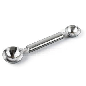 히로유키 점보 스텐 듀얼 멜론스푼 0411 수박화채스푼