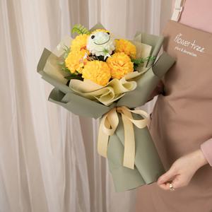 어반스마일퐁퐁꽃다발 35cm 2color 인테리어 조화 선물