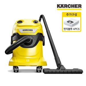 25년형 신제품 블로우기능 탑재/WD4V 액세서리 패키지 건습식 업소용 매장용 진공청소기