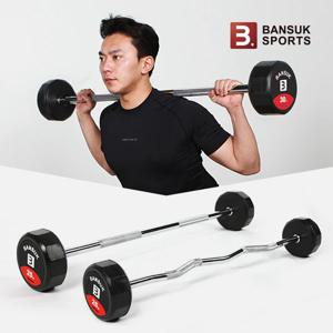12각 고정바벨 직선바 컬바 10~30kg