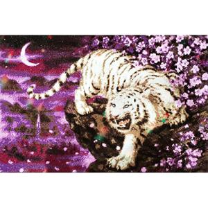 벚꽃 호랑이 보석십자수 45x70 (패브릭)