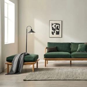 한샘몰pick 더메이드 포네르 패브릭 원목 소파 스툴 4colors