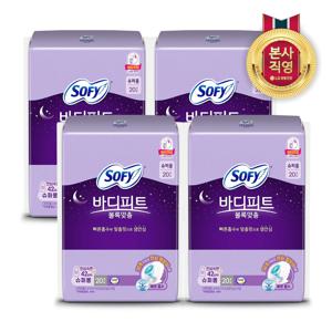 쏘피 바디피트 볼록맞춤 슈퍼롱 20P x 4개 (총 80입)