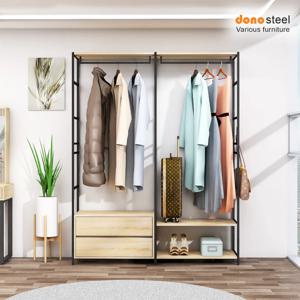 올리카 드레스룸 철재옷장 시스템장  C2 - 깊이 40cm