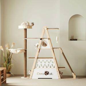 원목 고양이 A라인 대형캣타워