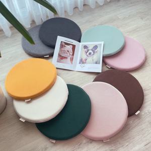 원형 방석 국내생산 메모리폼 둥근 벤치 의자 식탁 카페 좌식 9colors