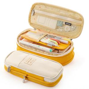 확장형 투지퍼 대형 필통 파우치 연필케이스 7color