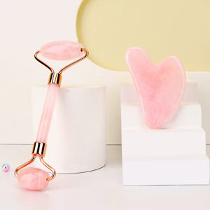 페이스롤러 괄사도구 로즈쿼츠 마사지롤러