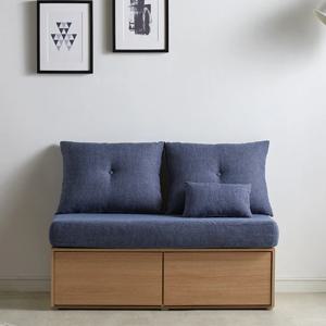 루이스 2인용 패브릭 거실 서랍 수납쇼파 현관벤치