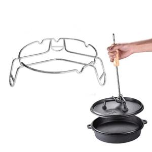 캠핑 야외 바비큐 오븐 냄비 만능 받침대 손잡이 세트