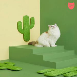 고양이 수직 벽부착 선인장스크래쳐 코너