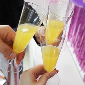 플라스틱 일회용 홈파티 샴페인잔 10개세트