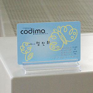 투명 명함 꽂이 스탠드 메모홀더 쇼클립 카드스탠드 받침대