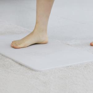 규조토 미끄럼방지 연그레이 발매트 2size