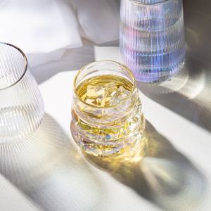 1+1소소 내열유리컵 오로라 구름 언더락 300ml