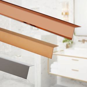 스텐 ㄱ자 몰딩 타일 재료분리대 코너비드 2.4M 7colors