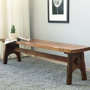시나몬 원목 3인 1600 엔틱 식탁벤치