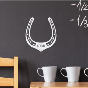 행운을 부르는 말굽 편자 포인트 스티커