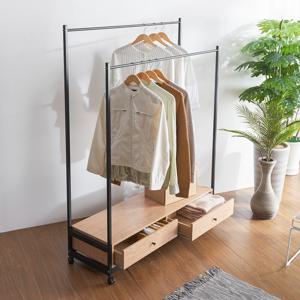 바이올렛 800 2단 행거 서랍장