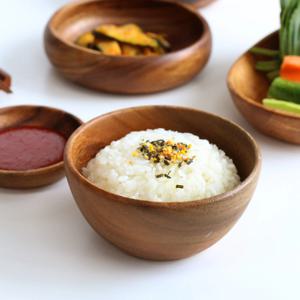 아카시아나무 통원목 라운드 샐러드볼 15cm