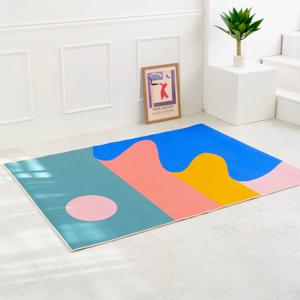 유니크 먼지없는 러그 사계절 거실 카페트 단모 워셔블 대형 29번