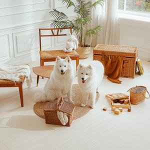 폭110cm 두께6mm pvc애견 롤매트 강아지미끄럼방지 층간소음 셀프시공매트