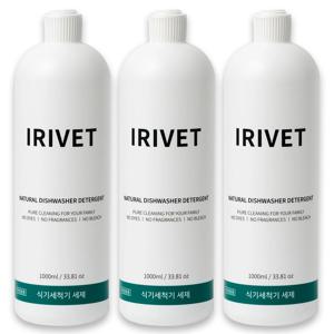 내츄럴 식기세척기 세제 대용량 1000ml 3개 전성분 EWG 그린등급