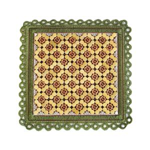 레이스 마작 방석 ( 시원한 여름 사무실 자동차 의자 통풍 대나무 쿨방석 인테리어 소품 )