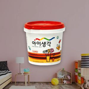 삼화 아이생각 수성목재 4L 반광 친환경 페인트 방문용 가구용