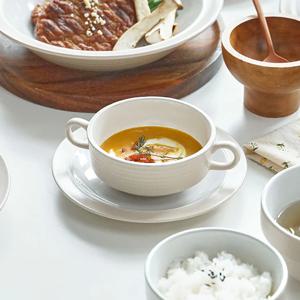 클레이탄 네추럴스톤 베이지림 플레이팅 콘소메컵 (11cm)
