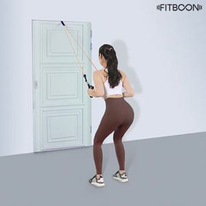 튜빙밴드 스트레칭 풀세트 도어앵커 발목 팔 그립 가방포함 근력 홈트 요가 운동 밴드