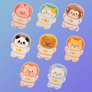 에코백 양말 텀블러 꾸미기 자수와펜 패치 우주애니몰
