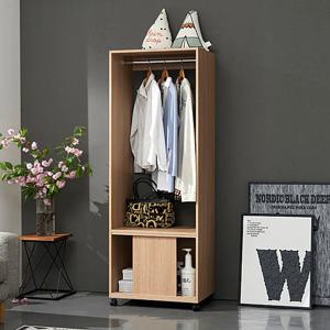 이동식 거울 틈새옷장 600 수납행거