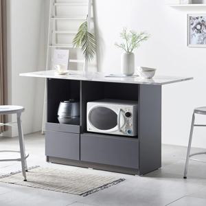 마블 1600 서랍형 홈바 아일랜드식탁 2colors